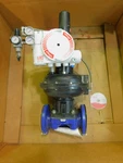 New Flowserve 3410 Md Logix 3400 Positioner 3" 150# Saunders Diaphragm Valve. Fixed Price $2500.00.