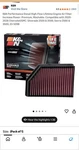 K&n Red Air Filter For 2020-2026 Chevrolet Silverado Gmc Sierra 2500/3500 Hd. Fixed Price $75.00.