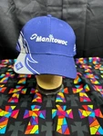 Manitowoc Indigo Thinking Inside The Box Blue Gray Baseball Hat - Osfm New. Fixed Price $14.98.