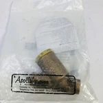 Apollo Valve # 59-303-02 1/2" Y Strainer 50 Mesh 59-300 Series 1/4" Tap Cap. Fixed Price $34.99.