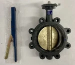 Lug Style Butterfly Valve Lever Lock Handle 6" Nibco LD-2000-6 NLG100K. Fixed Price $400.00.