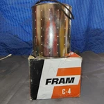 Nos Fram C4 Oil Filter New In Box Fits Various Veh And Farm Equip From 60-70'S. Fixed Price $23.95.