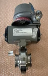 Used- Flowserve B063S07 Pneumatic Valve Actuator W/ 1.4404 DN2 PN10 Ss Butterfly. Fixed Price $160.00.