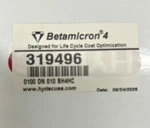 Hydac Filter 319496 0100 Dn BH4HC. Fixed Price $100.00.