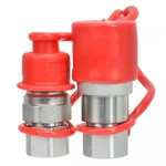 3/8" Flat Face Hydraulic Quick Connect Coupler Set , Npt Thread FF38M-06N. Fixed Price $30.00.