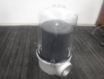 New Solberg ST-235P-300C 3" T-style Inlet Vacuum Filter, See-through. Fixed Price $950.00.