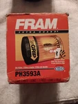 Fram PH3593A Extra Guard Spin-on Oil Filter New Old Stock. Fixed Price $5.99.