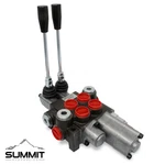 Monoblock Hydraulic Directional Control Valve, 2 Spool W/ Single Float Detent. Fixed Price $209.95.