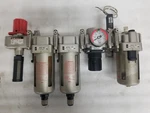 Smc Pneumatic Regulator Set VHS4510-04, AFM40-04C,AF40-04C, AR40-04G, AL40-04. Fixed Price $159.99.