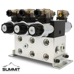 Electronic Hydraulic Double Acting Directional Control Valve, 3 Spool, 15 Gpm. Fixed Price $574.95.