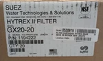 Suez 1194222 Hytrex Ii Micron Filter Cartridge 20" GX20-20 (box Of 20). Fixed Price $155.00.