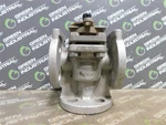 Used 1/2 Durco G411 3-WAY Plug Valve Class 150 CF8M. Fixed Price $125.00.