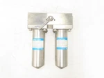 Parker 13800-31405-4BDX1-8-3/4 Fulflo Stainless Dual Filter Housing Assembly. Fixed Price $349.99.