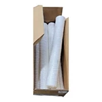 Fulflo Water Filter Cartridge: Micron, MBN5M30, 15 Gpm, Polypropylene, 6 Pk. Fixed Price $75.99.