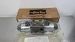 Parker D3W082CNJW4 Hydraulic Valve Double Solenoid 3000/1500 Psi 24VDC 1.5A. Fixed Price $728.07.