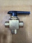 Swagelok B-45XF8 Brass 1-PIECE 40 Series 3-WAY Ball Valve, 3.5 Cv, 1/2 In. Fnpt. Fixed Price $115.00.