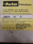 Parker 908649 20C Ga Hydraulic Filter Element. Fixed Price $60.00.