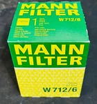 Mann-filter W712/6 Spin-on Engine Oil Brand New. Fixed Price $7.53.