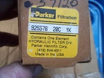 Genuine Parker Hydraulic Filter P/n 925576 20C. Fixed Price $24.99.