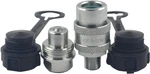 KZE-B-02 1/4'' Npt Set 10,000PSI High Pressure Hydraulic Quick Connect Coupling. Fixed Price $30.81.