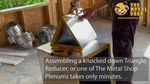 Goodman 500818-MS Triangle Medium Fiberglass 1.5 R6 Anti-microbial Duct. Fixed Price $48.36.