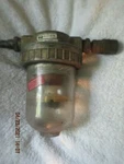 Vintage Ross Hydraulic Fuel Pump Filter Clear Polycarbonate Bowl. Fixed Price $14.55.