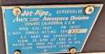 Abex 425-1607 78137 Jet-pipe Hydraulic Servo Valve 1600PSI 25GPM 3-WAY Singl Act. Fixed Price $2494.95.