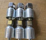 Pack Genuine Parker Hydraulic Hose Fittings 1CA43-12-6 3/8" M18X1.5. Fixed Price $95.00.