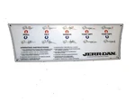 Jerr-dan Control Handle 5-BANK Old Style Decal (driver's Side). Fixed Price $33.44.