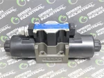 Used Yuken T-DSG-03-3C40-D24-50 Solenoid Operated Directional Valve. Fixed Price $375.00.