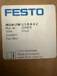 Festo 527671-MS6N-LFM-1/2-B-R-V-Z Fine Filter Air Pressure Regulator. Fixed Price $50.00.