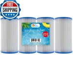 U.s. Pool Supply 4 Pack Of Universal Replacement Filter Cartridges Type Or. Fixed Price $34.48.