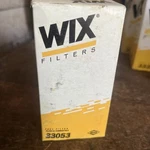 Nos Wix Line Fuel Filter 33053. Fixed Price $9.55.