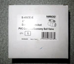 Nibco 2" Pvc Sch 80 Chemtrol Ball Valve MA064AD Socket X S-45-CE-E. Fixed Price $21.99.