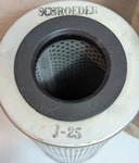 Schroeder J-25 Wire Mesh Hydraulic Filter Element-- Quantity. Fixed Price $35.88.