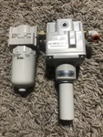 Smc AF20-N02C-2Z W/regulator US12458. Fixed Price $75.00.