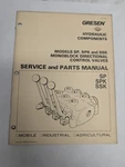 Gresen Hydraulic Spk Ssk Control Valves Monoblock Service Manual Parts List. Fixed Price $40.80.