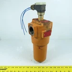 Hydac DFBHHC240G10A1.1 High Pressure Hydraulic Filter Assembly 420 Bar Max 1.25". Fixed Price $219.99.