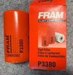 New Nos Oem Fram Fuel Filter P3380. Fixed Price $14.99.