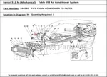 Ferrari Part 164289 Ac Pipe Rhd. Fixed Price $146.00.