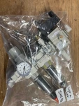 New Smc AW30K N03D B, Afm N03C AV3000 5 Pneumatic Pressure Asy. Fixed Price $125.00.