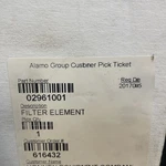 Alamo Replacement Hydraulic Filter 02961001. Fixed Price $28.00.