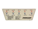 Jerr-dan Control Handle 5-BANK Old Style Decal (passenger's Side). Fixed Price $33.44.